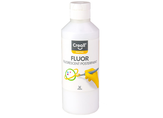 Verf - Fluor - Creall - 500 Ml - Wit - Per Stuk