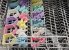 Speelgoed - Dëna Toys - huisje boompje kindje - silicoon - pastel - per set