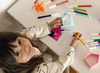 Speelgoed - Dëna Toys - huisje boompje kindje - silicoon - pastel - per set