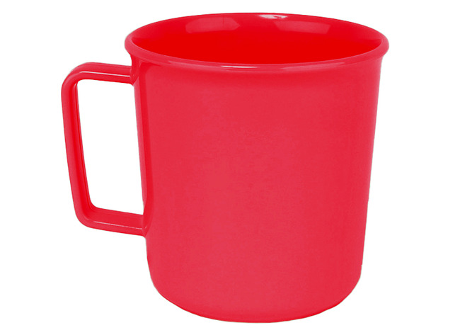 Eetgerei - Valon - Tas Met Oor 200ml - Per Stuk - Rood - Verkrijgbaar In 6 Kleuren