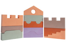 Constructie - MOES - puzzle blocks - earth collection - set van 11