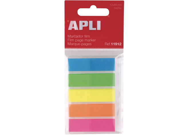 Bladwijzers - Apli - Kleefstrookjes - Index - Zelfklevend - Set Van 125 Assorti