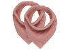Slab - Jollein - bandana wrinkled cotton - rosewood - per 2 stuks