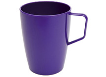 Beker - Harfield - 28 cl - kunststof - met handvat - paars - per stuk