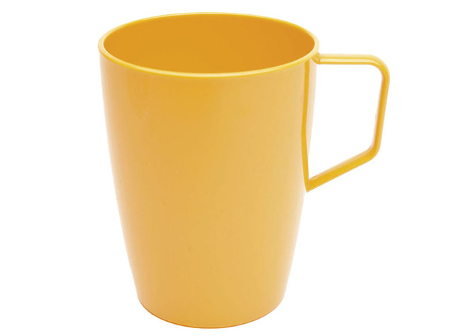 Beker - Harfield - 28 Cl - Kunststof - Met Handvat - Geel - Per Stuk