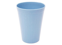 Beker - Harfield - 20 cl - kunststof - geribbeld - zomerblauw - per stuk