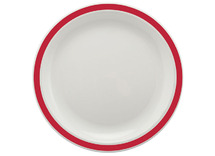 Bord - Harfield - 23 cm - rood - per stuk