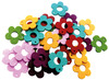 Decoratie - vilt - figuren met gaatjes - vlinders, harten, bloem en ster - set van 120 assorti
