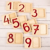 Rekenen - cijferbordjes 1-9