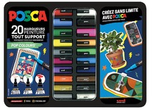 Stiften - verfstiften - Posca - POP Colours - set van 20 assorti