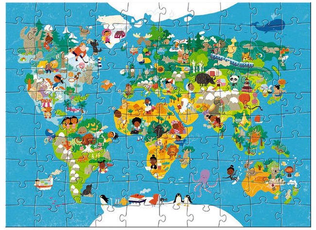 Puzzels - Haba - De Wereld