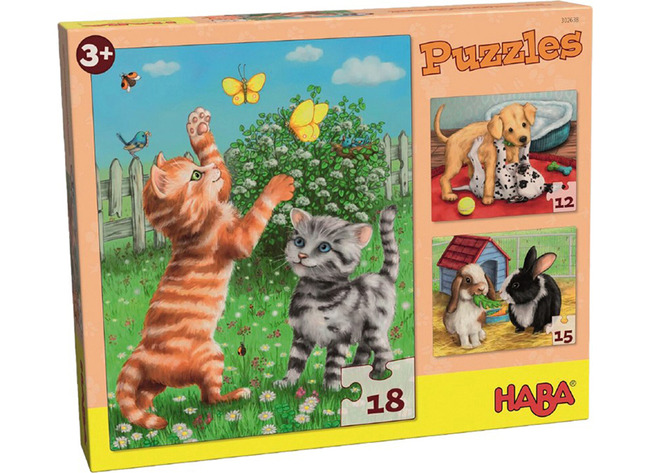Puzzel - 12,15,18 - Huisdieren