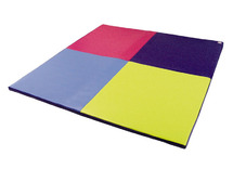 Speelmat - 4- kleuren - Mundial - 135x135x3 cm - per stuk - leverbaar in 14 kleuren