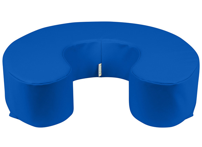 Zitkussen - Hoefijzerkussen - Mundial - Blauw - Per Stuk
