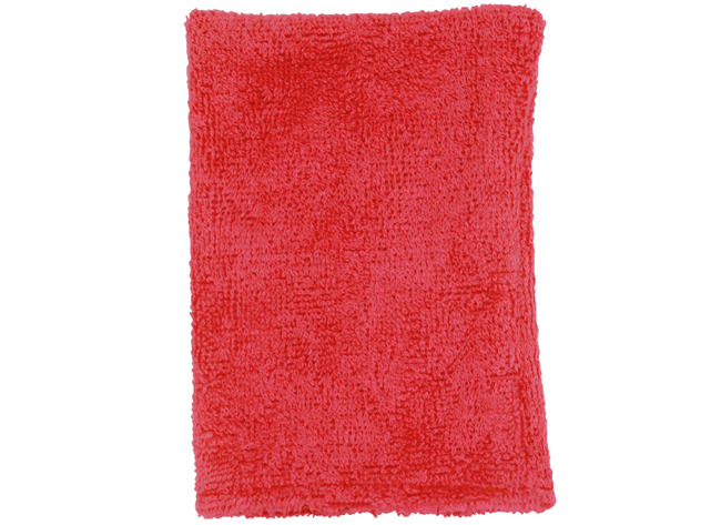 Washandjes - Hageland Educatief Me-do - 14 X 10 Cm - Bamboe - Rood - Per Stuk