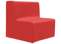 Zitbank - Mundial - Eenpersoons - rood - per stuk