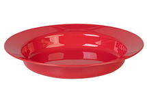 eetgerei - bord - Valon - diep bord - per stuk - rood - leverbaar in 6 kleuren