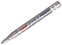 Stiften - verfstiften - Uni-Paint PX21 - zilver - per stuk
