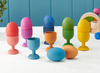 Open-ended - tickit Rainbow Wooden - eierdopjes - hout - gekleurd - set van 7 assorti