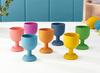 Open-ended - tickit Rainbow Wooden - eierdopjes - hout - gekleurd - set van 7 assorti