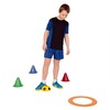 Bal - Spordas Indoor Gliding Foam Football - halve bal - foam - harde onderkant - 7,5 cm - per stuk
