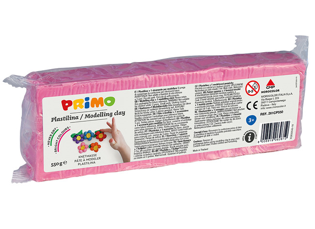 Boetseerklei - Primo Plastilina - 550 G - Rose - Per Stuk