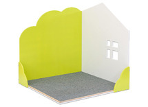 Speelmeubel - speelhuis - relaxhuis - Educasa - 130 x 124 x 124 cm - per stuk