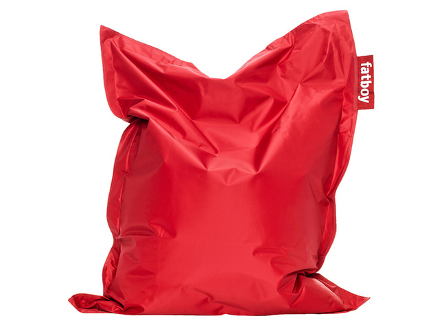 Zitzak - Fatboy Junior Nylon - Voor Binnen - 100 Cm X 130 Cm - Red - Per Stuk