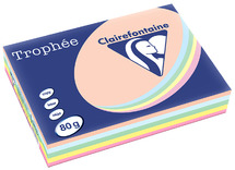 Fotokopieerpapier - Pastelkleuren - A4 - 80 G - Set Van 5Klx100