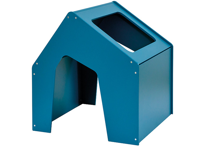 Speelmeubel - Speelhuis - Schuilhuis - Educasa - 109 X 100 X 100 Cm - Petrolblauw - Per Stuk