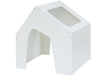 Speelmeubel - speelhuis - schuilhuis - Educasa - 109 x 100 x 100 cm - wit - per stuk