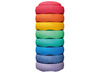 Bewegingsmateriaal - Stapelstein - grote regenboogset - set van 8