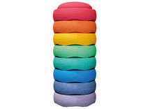 Bewegingsmateriaal - Stapelstein - Regenboog - Set van 8