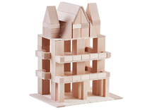Houten blokken - clever up! bouwstenen - Haba - set van 160