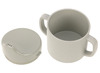 Eetgerei - beker - Lassig - drinkbeker met tuit antislip - Uni - per stuk - warm grijs - per stuk