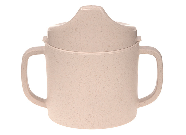 Eetgerei - Beker - Lassig - Drinkbeker Met Tuit Antislip - Uni - Per Stuk - Powder Pink - Per Stuk