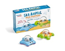 EERSTE TELSPELLEN - LEARNING RESOURCES - ZEEDIEREN DOBBELSTEENPOPPERS