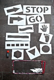 Krijt-stencils