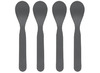 Eetgerei - bestek - Lassig - lepels - Uni - set van 4 - antracite - leverbaar in 4 kleuren