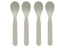 Eetgerei - bestek - Lassig - lepels - Uni - set van 4 - warm grijs - leverbaar in 4 kleuren