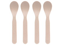 Eetgerei - bestek - Lassig - lepels - Uni - set van 4 - powder pink - leverbaar in 4 kleuren