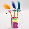 Decoratie - Karton - Blanco Zeskantige Pennenhouder Set/10