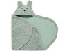Wikkeldeken - Jollein - bunny - ash green - per stuk