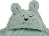 Wikkeldeken - Jollein - bunny - ash green - per stuk
