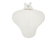 Wikkeldeken - Jollein - bunny - off-white - per stuk