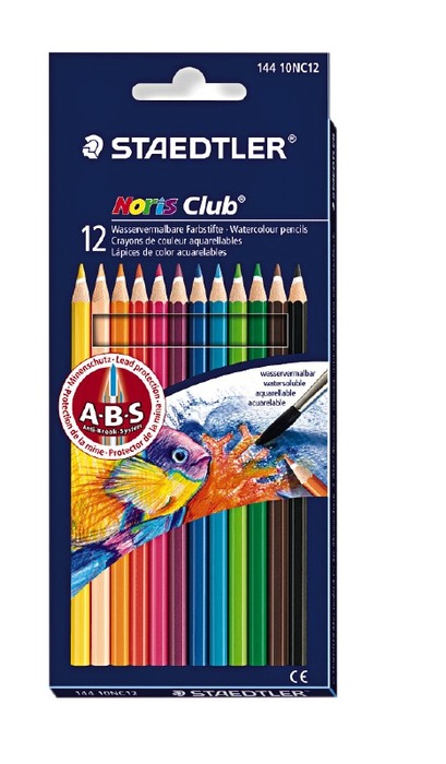 Potloden - Aquarelpotloden - Staedtler Noris Aquarell - Zeskantig - Set Van 12 Assorti