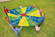 Parachute-sport en spel