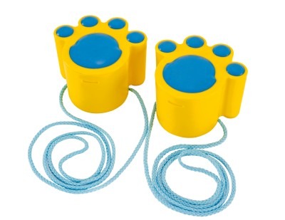 Loopklossen - Hape Cat Walk - Zand - Geel - Per Set