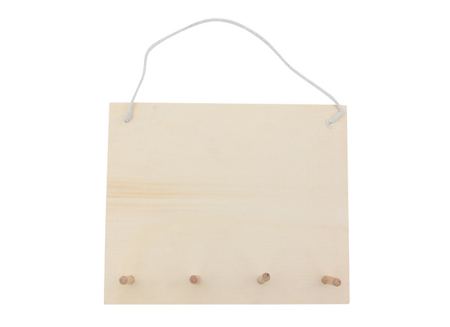 Hout - Sleutelhangerlijst - P/st