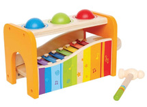 Eerste speelgoed - Hape - muzikale hamerbank